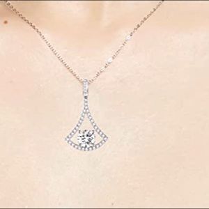 1ct Brilliant Cut GRA Certified Diamond Necklace